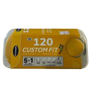 Dr. Scholls Custom Fit Orthotic Inserts CF 120 3/4 Length Insoles